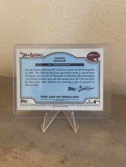 Jarren Duran 2025 Topps Bob Ross Joy of Baseball 28/75 Art of Stealing Sap Green - Image 2