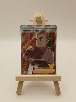 Pokemon TCG Professor's Research Celebrations Full Art Trainer Card 024/025 NM - Image 1