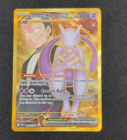 Pokemon TCG Team Rocket's Mewtwo ex 240/182 Destined Rivals Full Art Holo ENG - Image 1