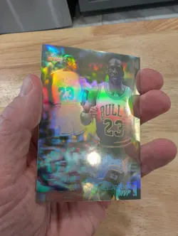 Michael Jordan 1991-92 Upper Deck MVP Hologram Blank Back (Card #AW4) SP - Image 1