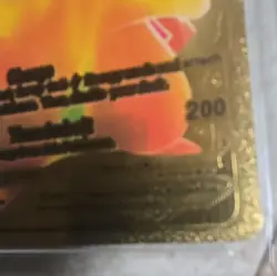 Pokemon Gold Foil Custom Pikachu - Image 5