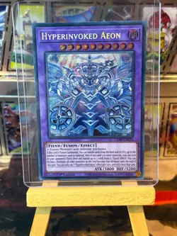 Hyperinvoked Aeon Cori-En033 Chaos Origins 1st Edition Secret Rare Yugioh TCG - Image 1