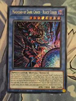 Magician of Dark Chaos - Black Chaos CORI-EN027 Secret Rare - Image 1