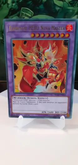 Elemental HERO Nova Master ULTRA RARE 1st Ed NM BLLR-EN056 - Image 1