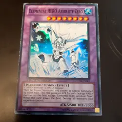 Yu-Gi-Oh Elemental Hero Absolute Zero Super Rare GENF-ENSE1 x1 - Image 1