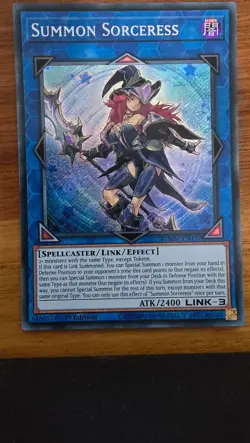 Summon Sorceress 1st Edition Battles of Legend: Monster Mayhem BLMM-EN157 NM - Image 1