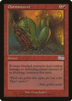 NM - Outmaneuver [USG - 205] Urza's Saga - Image 1