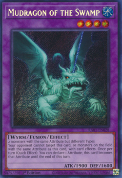 1X NM Mudragon of the Swamp - RA01-EN028 - Secret Rare 1st Edition - Image 1