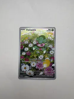 Pokemon TCG - Fomantis - Illustration Rare - 085/084 - Pitch Black - PACK FRESH - Image 1