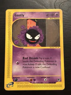 Pokemon 2002 MP Gastly 109/165 Expedition Base - Image 1