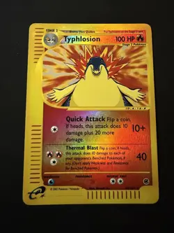 Typhlosion 64/165 Expedition Set Reverse Holo Rare NM Condition 2002 - Image 2