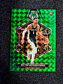 2023-24 Panini Mosaic Prizm RC Victor Wembanyama Green Mosaic Rookie MINT #238 - Image 1