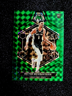 2023-24 Panini Mosaic Prizm RC Victor Wembanyama Green Mosaic Rookie MINT #238 - Image 2
