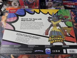 Pokemon TCG Ascended Heroes Mega Lucario Premium Poster Collection SEALED - Image 2