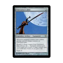 WOTC MtG Betrayers of Kamigawa Umezawa's Jitte (R) EX - Image 1
