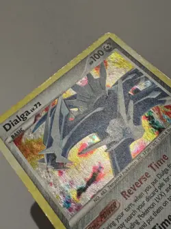 POKEMON DIALGA LV.72 5/127 RARE HOLOFOIL WITH FEW SWIRLS PLATINUM LP CARD - Image 4