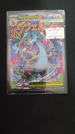 Pokemon Mega Charizard X EX Mega Evolutions Promo 023 New Mega Selection 2nd - Image 1