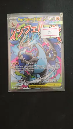 Pokemon Mega Charizard X EX Mega Evolutions Promo 023 New Mega Selection 2nd - Image 3