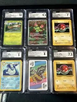 29 Graded Pokemon Card Lot CGC & DSG Gem Mint 10 Vintage Japanese English - Image 3