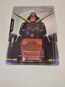 Gundam TCG Card Game Dual Impact Foil Resource GD02 C+ R-010 Psycho Gundam - Image 1