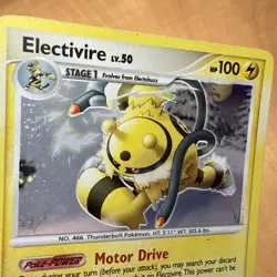 Pokemon Card Electivire 25/132 Secret Wonders Holo Rare with Swirl - Image 1