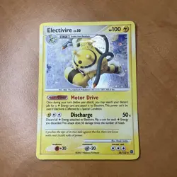 Pokemon Card Electivire 25/132 Secret Wonders Holo Rare with Swirl - Image 2