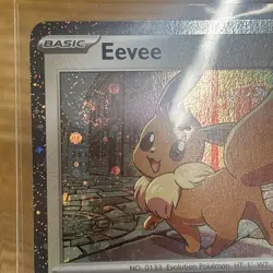 Eevee 200 Scarlet & Violet Black Star Promo Holo Pokemon Card NM (SWIRL) - Image 2
