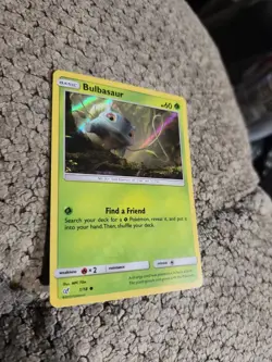 Bulbasaur 1/18 Detective Pikachu Holo Common Pokemon Card - Image 1