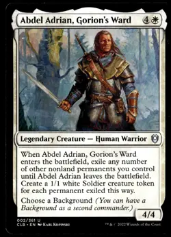 2022 Commander Legends: Battle for Baldur's Gate Abdel Adrian, Gorion's Ward - Image 1