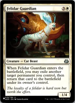 Felidar Guardian 19 Uncommon Aether Revolt MTG Near Mint - Image 1