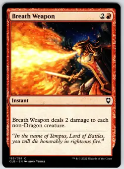 Breath Weapon 165 Commander Legends: Battle for Baldur's Gate MTG NM - Image 1
