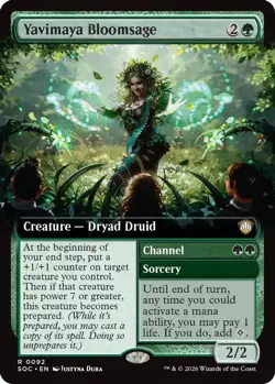 Yavimaya Bloomsage (Extended Art) 92 Commander: Secrets of Strixhaven NM/M MTG - Image 1