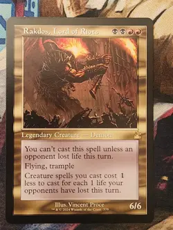 MTG RVR - Rakdos, Lord Of Riots (Retro Frame) NM - Image 1