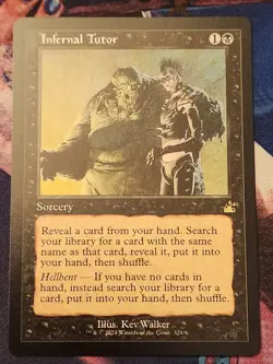MTG RVR - Infernal Tutor (Retro Frame) - Image 1