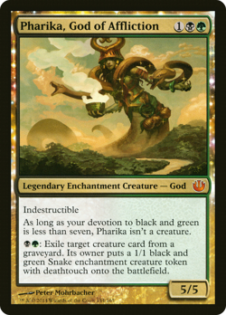 Pharika, God of Affliction #154 (Damaged) Journey Into Nyx JOU Magic MTG - Image 1