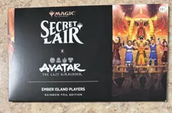 New! Sealed MTG Secret Lair Avatar Ember Island Players Rainbow FOIL - Image 1