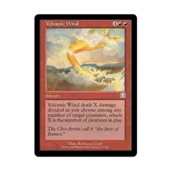 WOTC MtG Mercadian Masques Volcanic Wind (U) (Foil) EX - Image 1