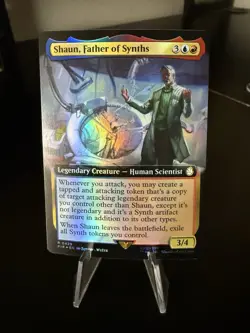 FOIL - MTG Shaun, Father of Synths (Extended Art) - Universes Beyond: Fallout - Image 1
