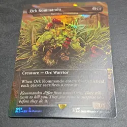 Wizards of the Coast Ork Kommando Foil Rare Black SLD English 1025 - Image 1