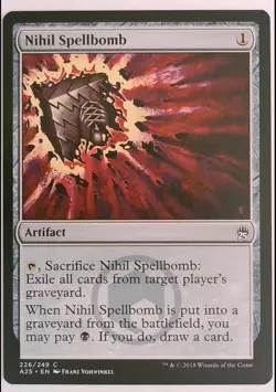 Nihil Spellbomb 226 Common Masters 25 Magic: The Gathering Near Mint - Image 1