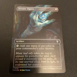 Arcane Signet (Borderless) Commander Masters Foil - Image 2