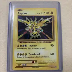 2016 Pokemon XY Evolutions Zapdos #42/108 Rare Holo Vintage Base Set Reprint TCG - Image 1