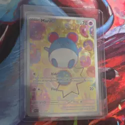 Pokemon TCG Marill 70HP 232/217 Illustration Rare Holo EN - Image 1