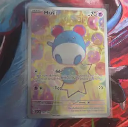 Pokemon TCG Marill 70HP 232/217 Illustration Rare Holo EN - Image 3