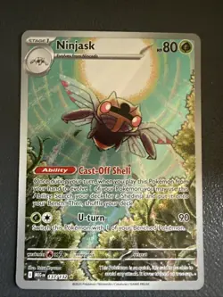 Pokemon TCG Ninjask Illustration Rare Card #137/132 Mega Evolutions - Image 1