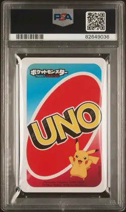 2020 UNO POKEMON JAPANESE BACK-RED-#4 CHARIZARD PSA 9 - Image 2