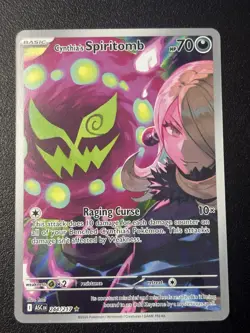 Pokemon TCG Cynthia's Spiritomb Illustration Rare 244/217 - Image 1