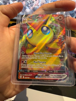 Victini VMAX 022/163 Holo VMAX Rare Battle Styles Pokemon Holo Near Mint - Image 3