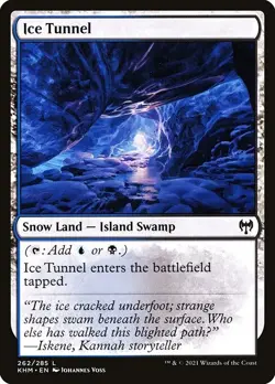 Ice Tunnel 1x MtG Kaldheim SP/NM - Image 1