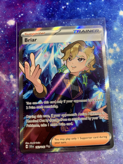 Briar (Supporter) 163/142 Sv07: Stellar Crown Full Art Holo, Double Rare, NM - Image 1